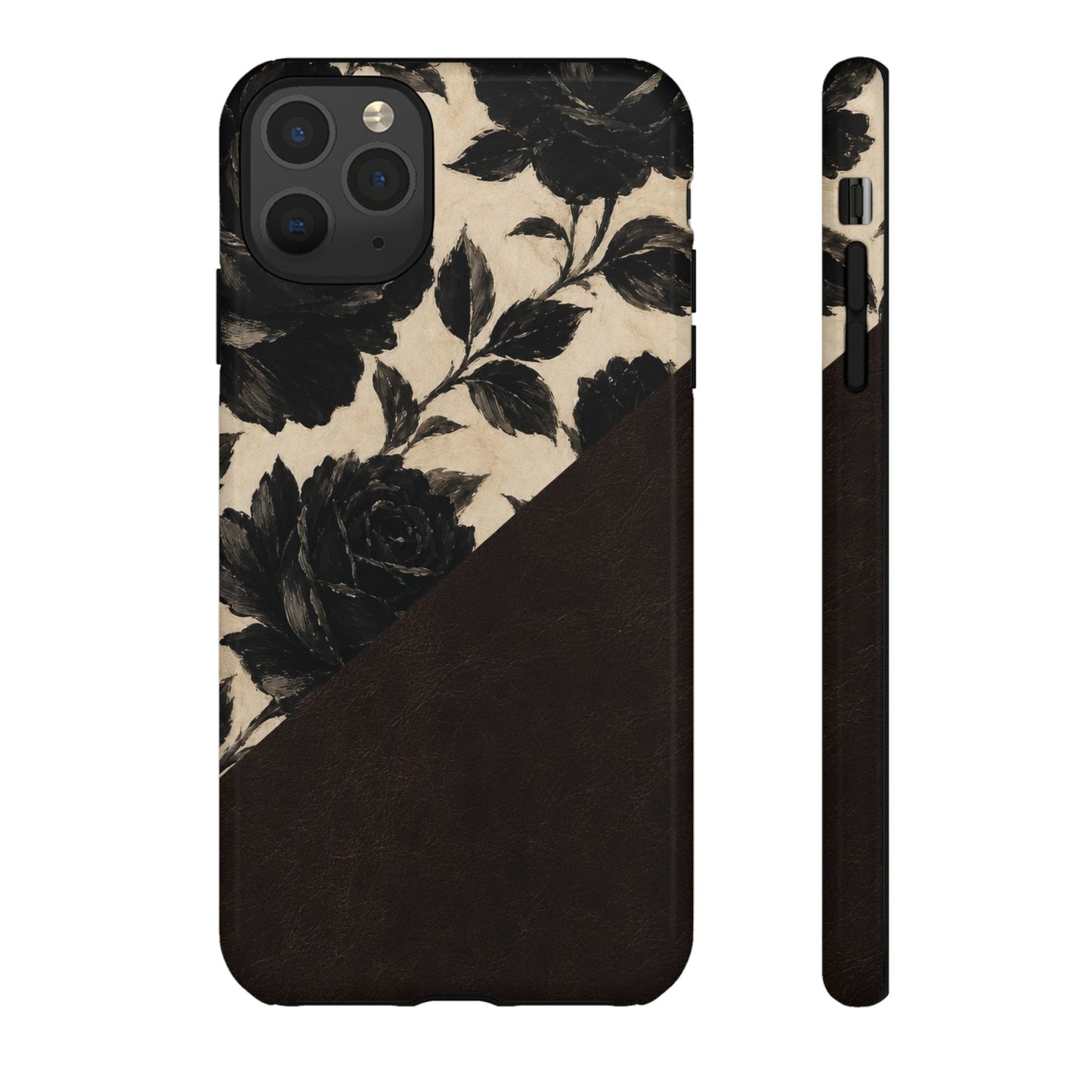 Rose Leather Tough Case