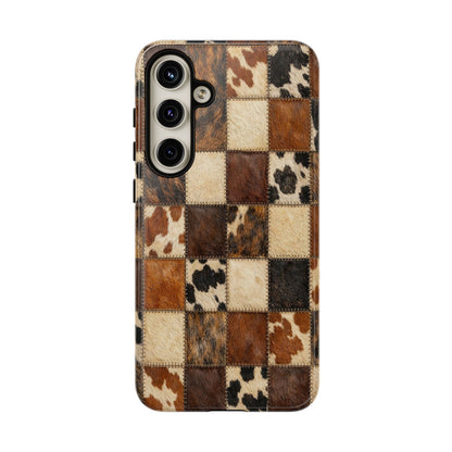 Cowhide Quilt Tough Case