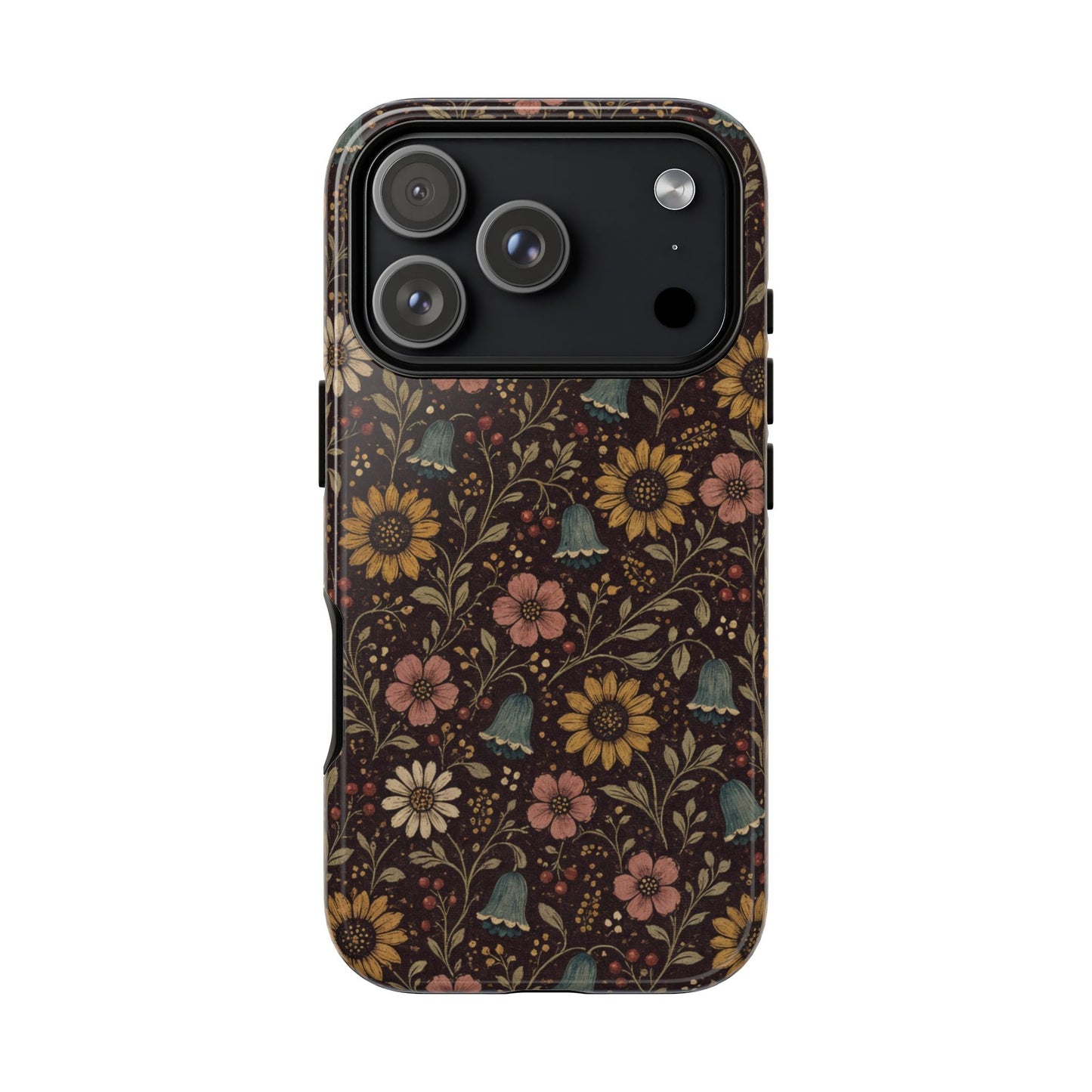 Plum Folk Floral Tough Case