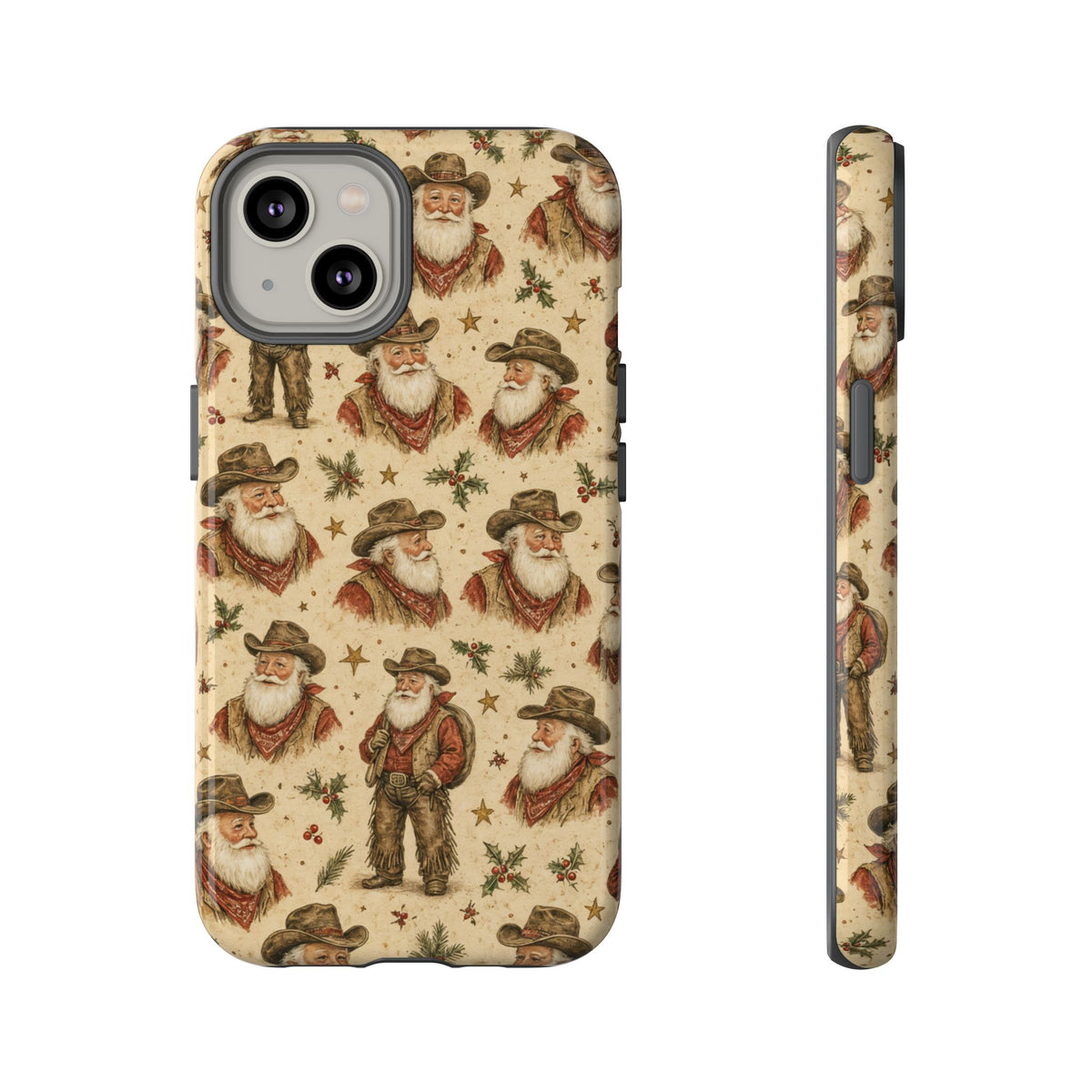 Cowboy Santa Portraits Tough Case