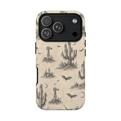 Spooky Desert Toile Tough Case