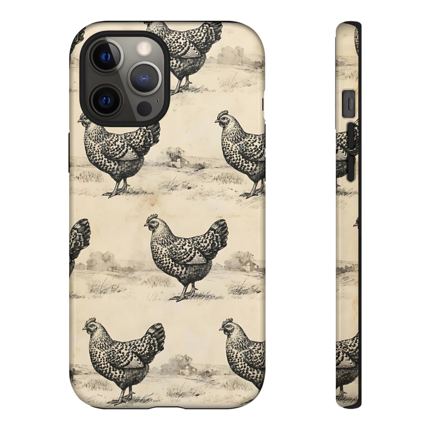 Vintage Chickens Tough Case