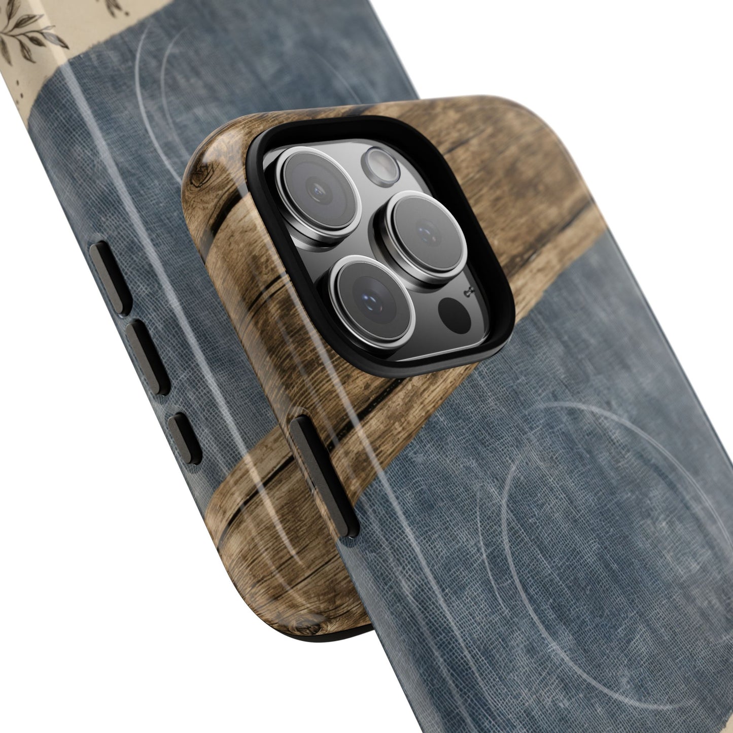 Barnwood Denim Magnetic Case