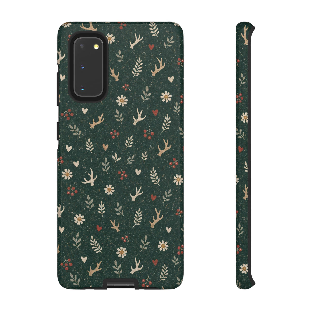 Antler Daisies Evergreen Tough Case