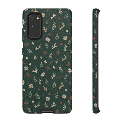 Antler Daisies Evergreen Tough Case