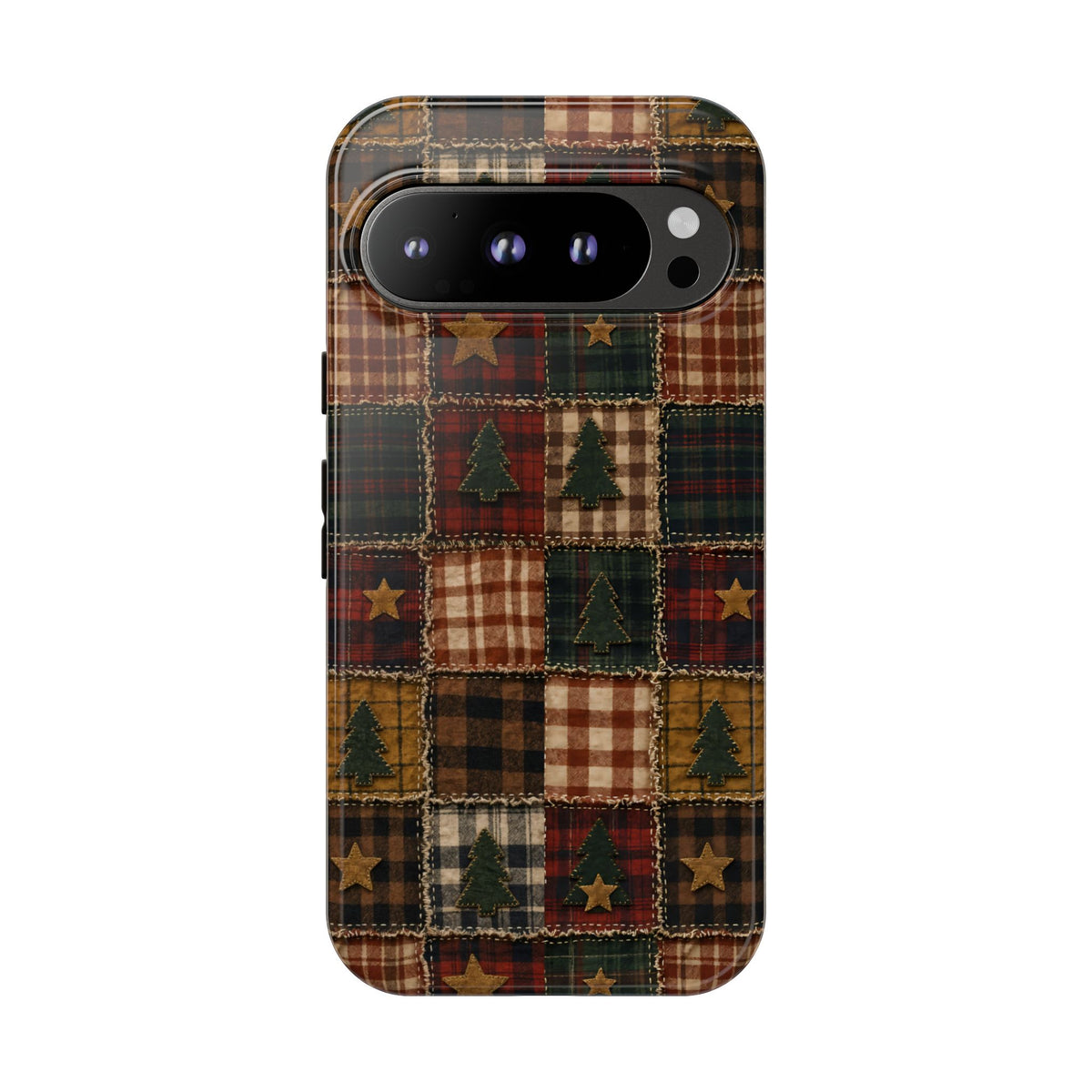 Christmas Rag Quilt Tough Case