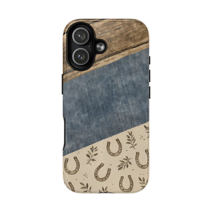 Barnwood Denim Magnetic Case