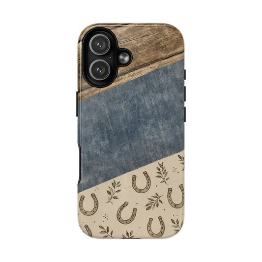 Barnwood Denim Magnetic Case