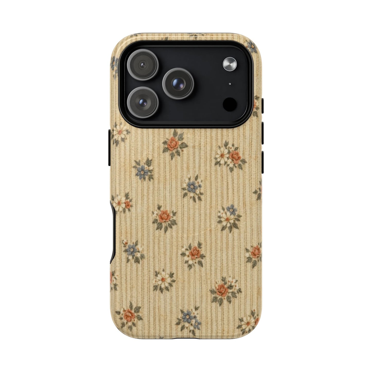 Striped Floral Magnetic Case