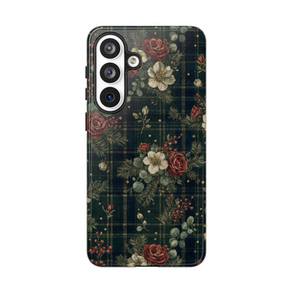 Tartan Roses Tough Case