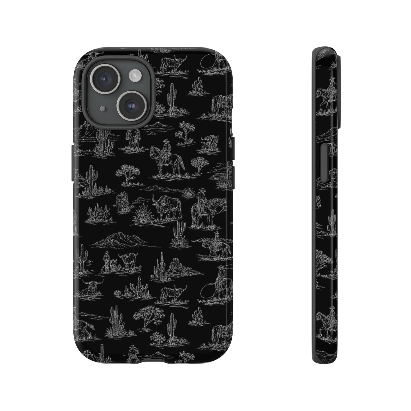 Midnight Toile Tough Case