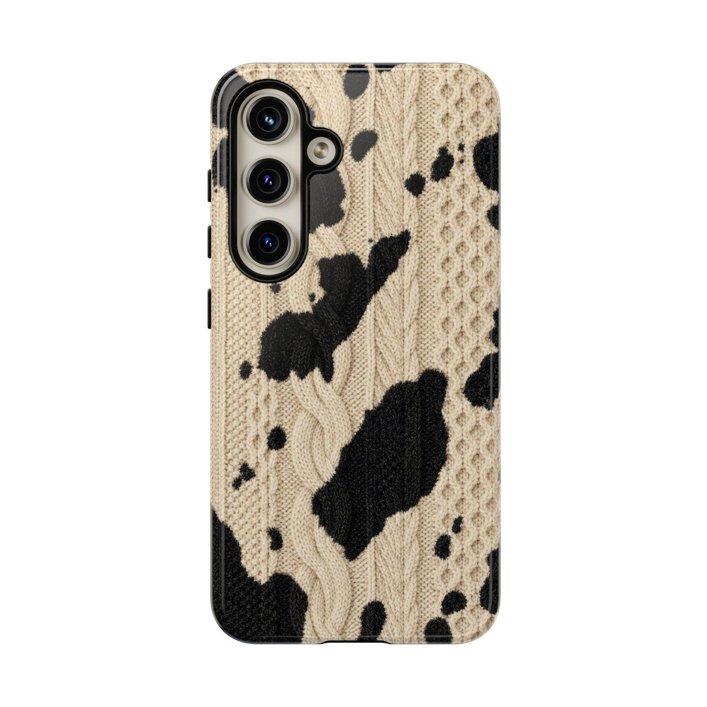 Cable Knit Cowhide Tough Case