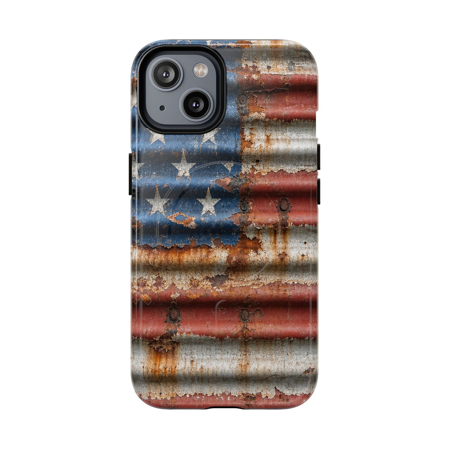 Rustic Flag Magnetic Case