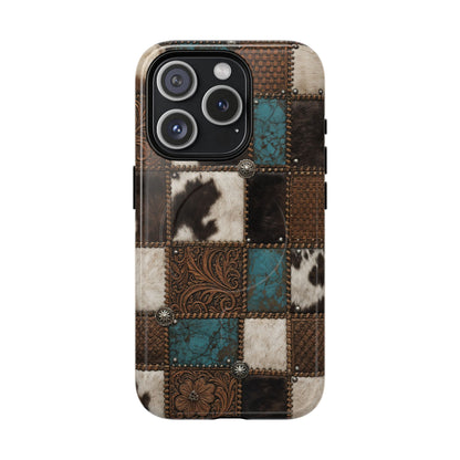 Tooled Hide Magnetic Case