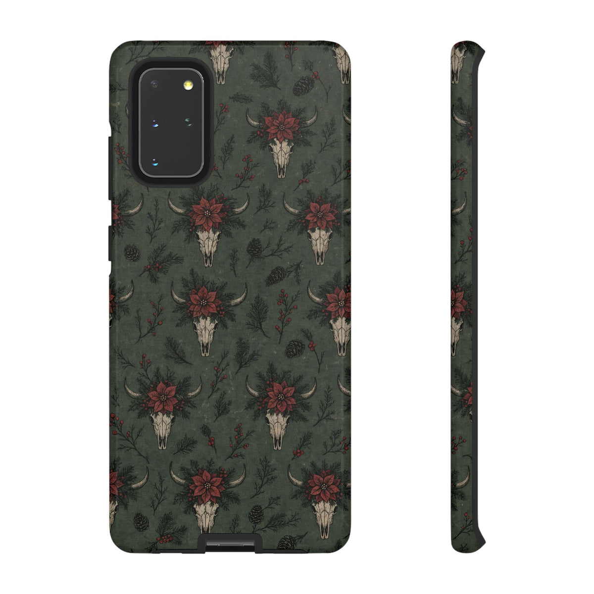 Inked Christmas Skull Tough Case