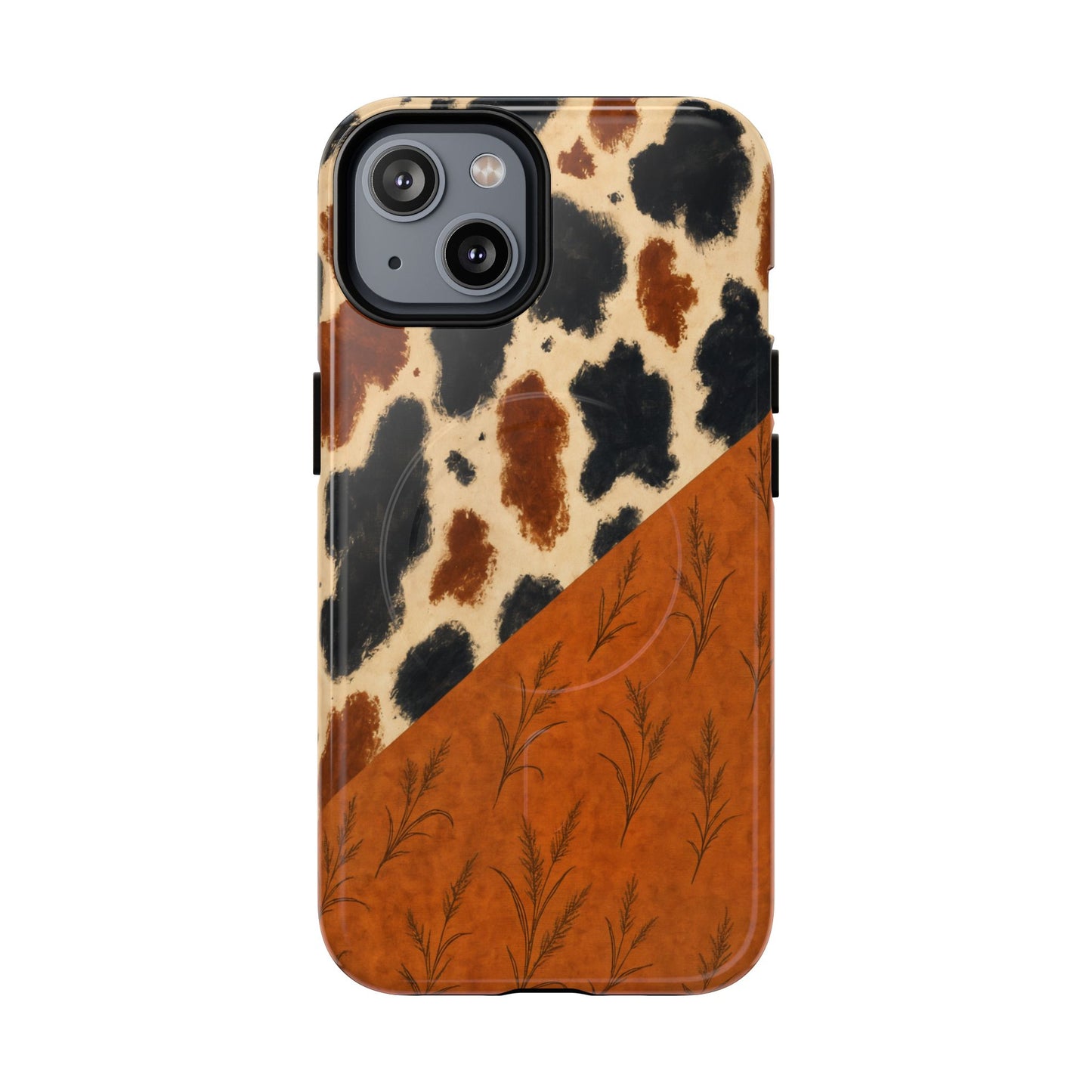 Harvest Cowhide Swaths Magnetic Case