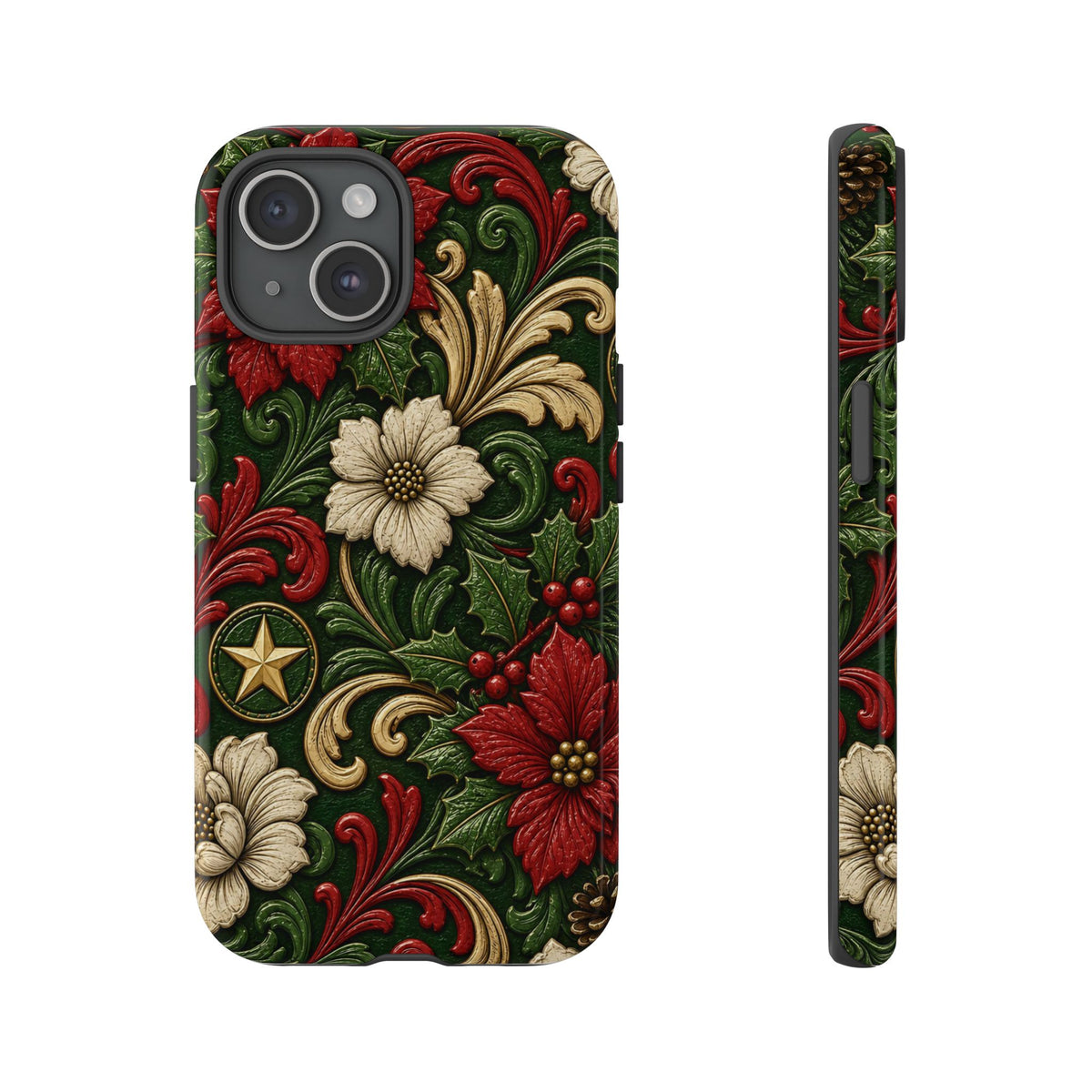 Tooled Christmas Stars Tough Case