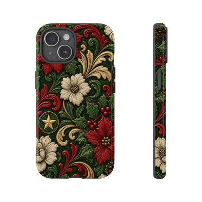 Tooled Christmas Stars Tough Case