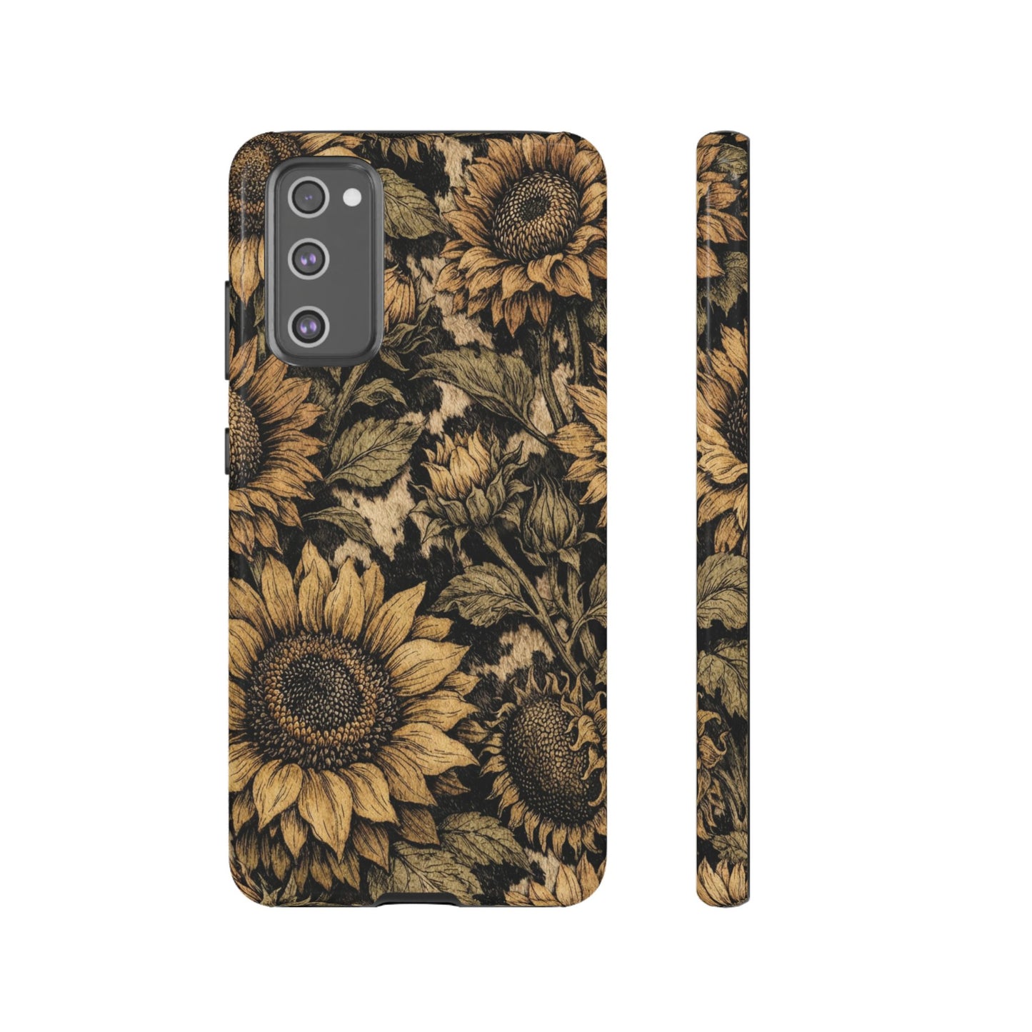 Cowhide Sunflowers Tough Case
