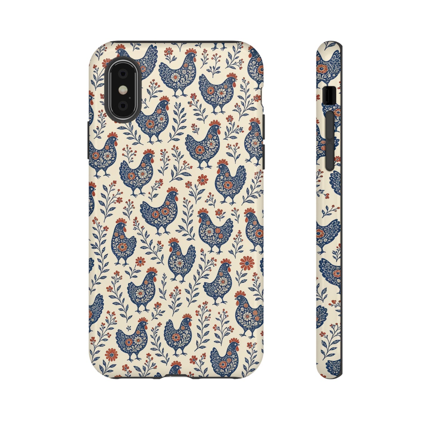 Folk Hens Tough Case