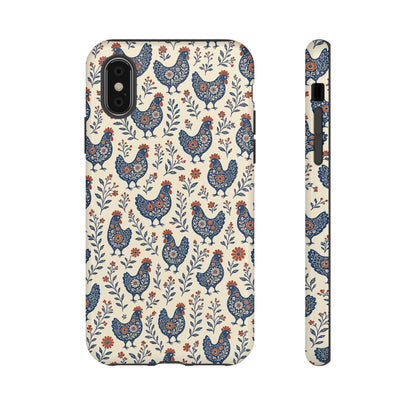 Folk Hens Tough Case