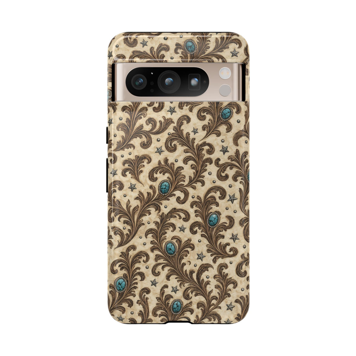 Turquoise Plume Tough Case