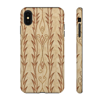 Boot Stitch Cream Tough Case