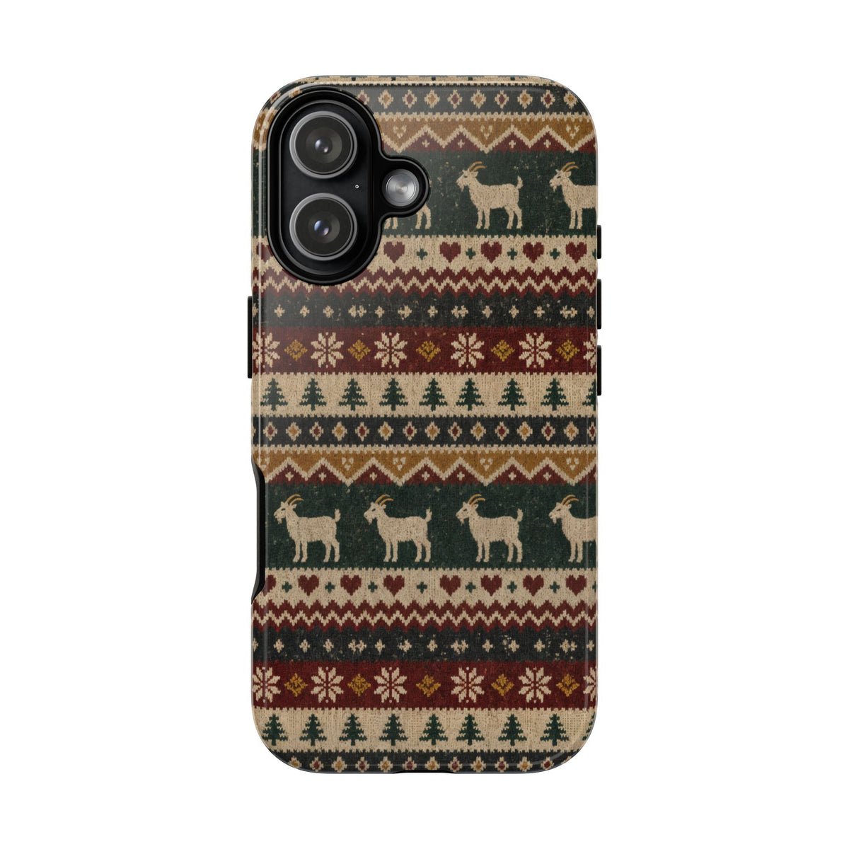 Fair Isle Goats Tough Case