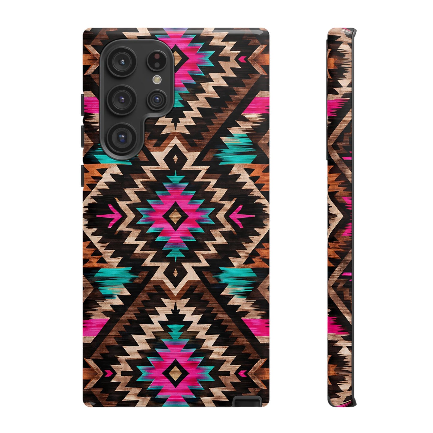 Neon Aztec Rug Tough Case