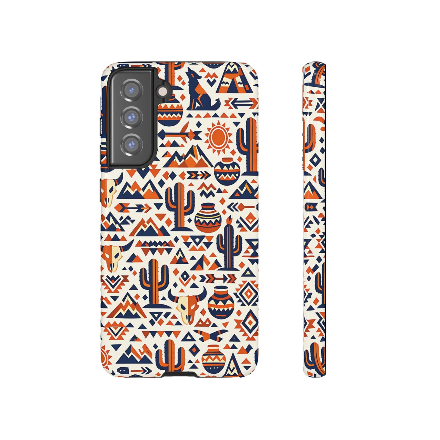 Southwest Tribal Orange Tough Case