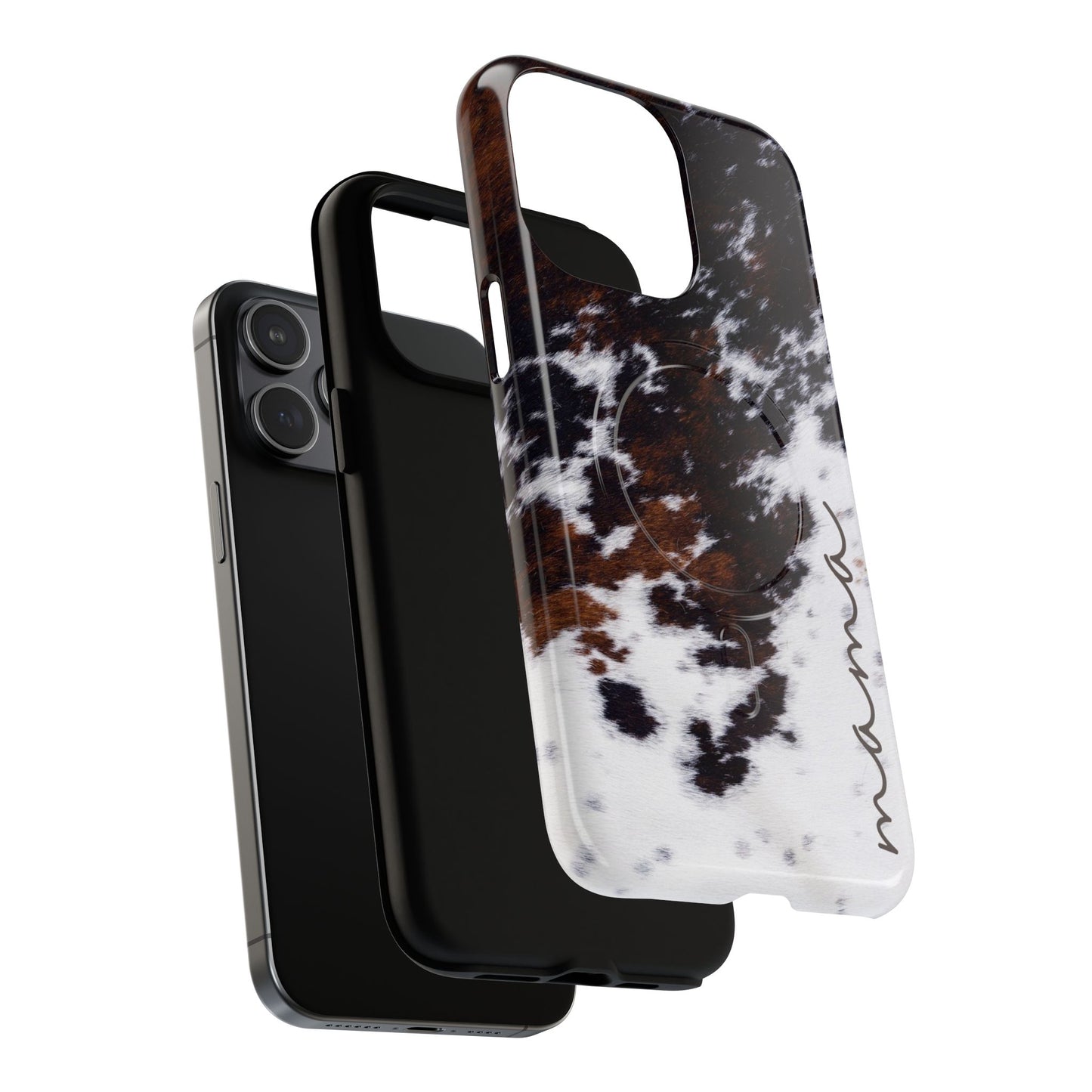 Cowhide Mama Magnetic Case