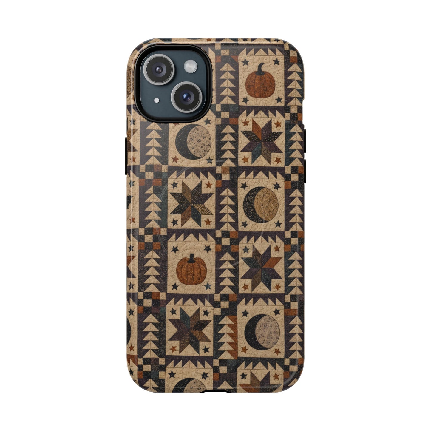 Moon Quilt Magnetic Case