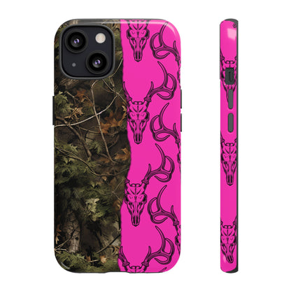 Camo Deer Skulls Pink Tough Case