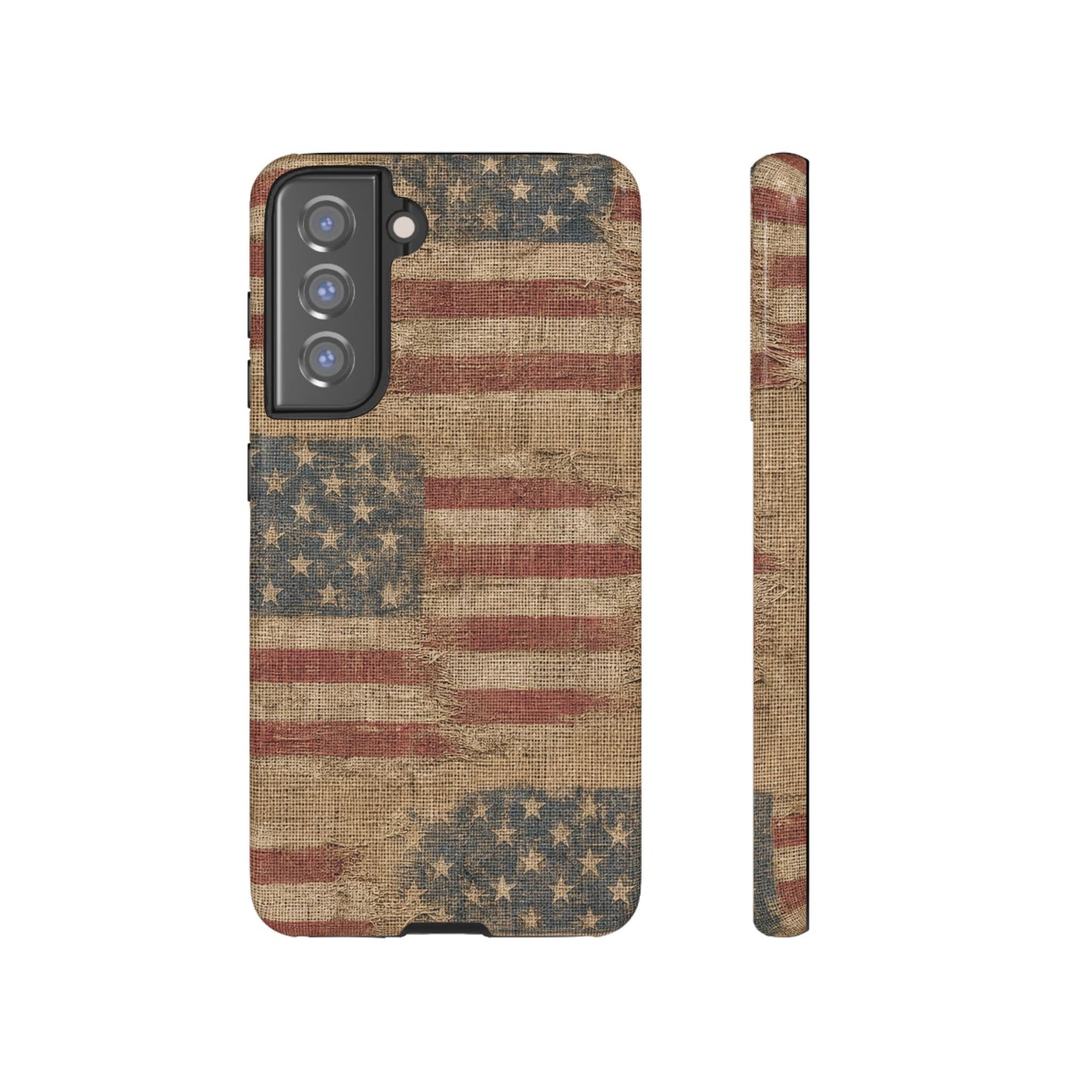 Burlap Flag Tough Case