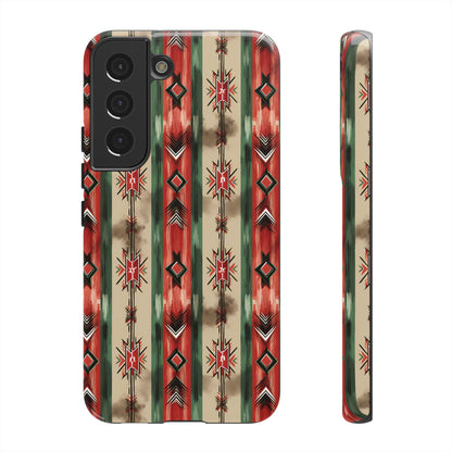 Christmas Aztec Stripes Tough Case