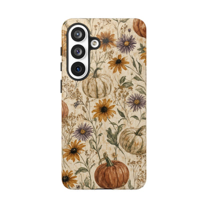 Pumpkin Wildflower Tough Case