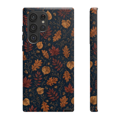 Navy Oak Leaf Tough Case