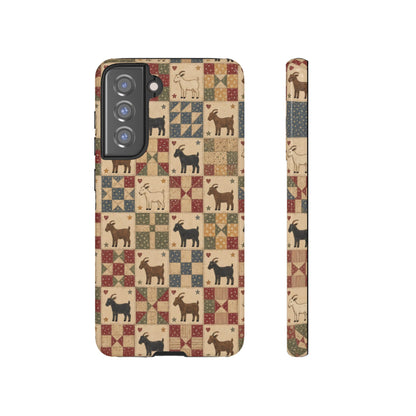 Goat Quilt Tough Case