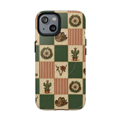 Western Christmas Sampler Magnetic Case
