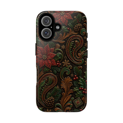 Carved Christmas Paisley Tough Case