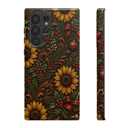 Christmas Sunflowers Tough Case