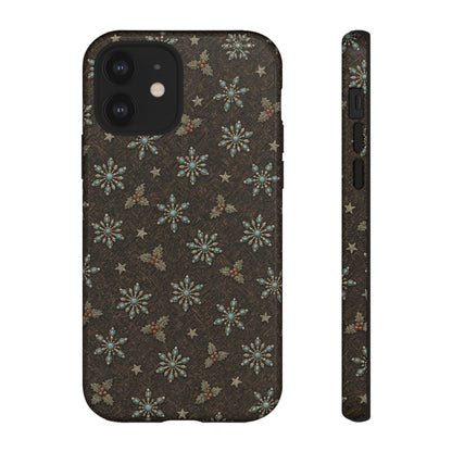 Squash Blossom Snowflakes Tough Case