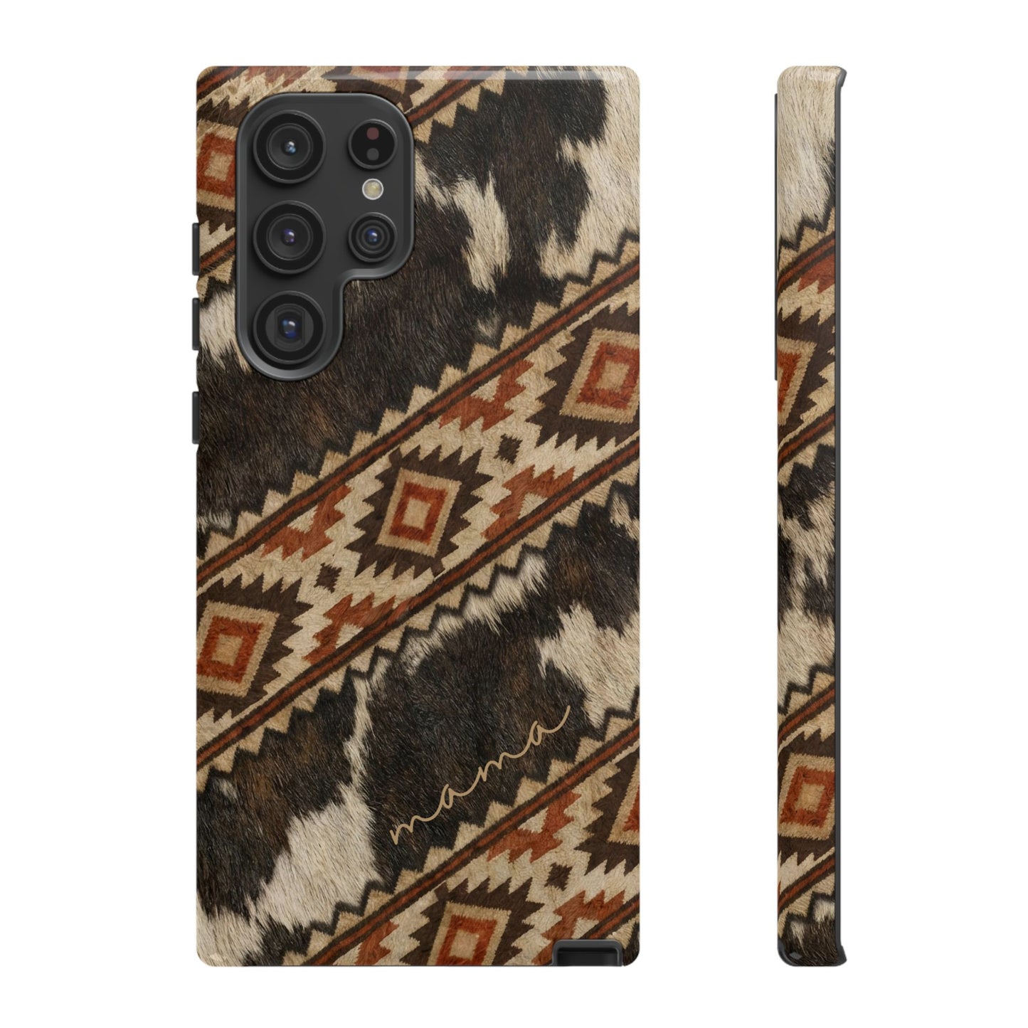 Cowhide Aztec Mama Tough Case