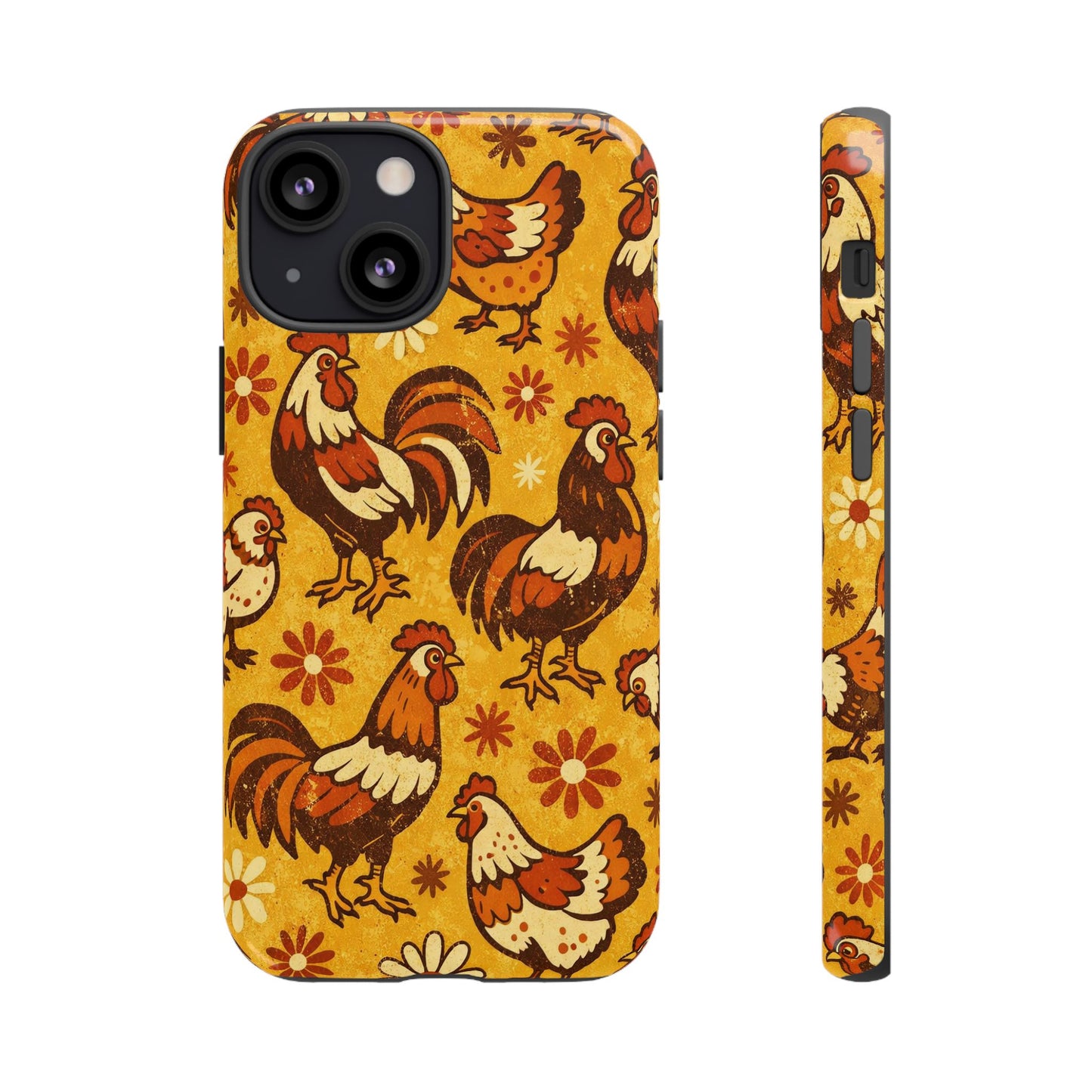 Retro Chickens Tough Case