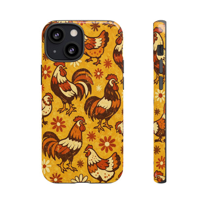 Retro Chickens Tough Case