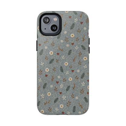 Antler Daisies Snow Magnetic Case