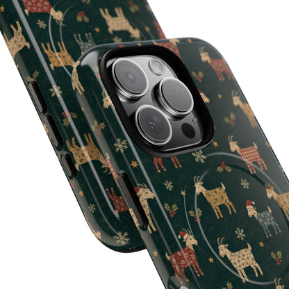 Yuletide Goats Magnetic Case
