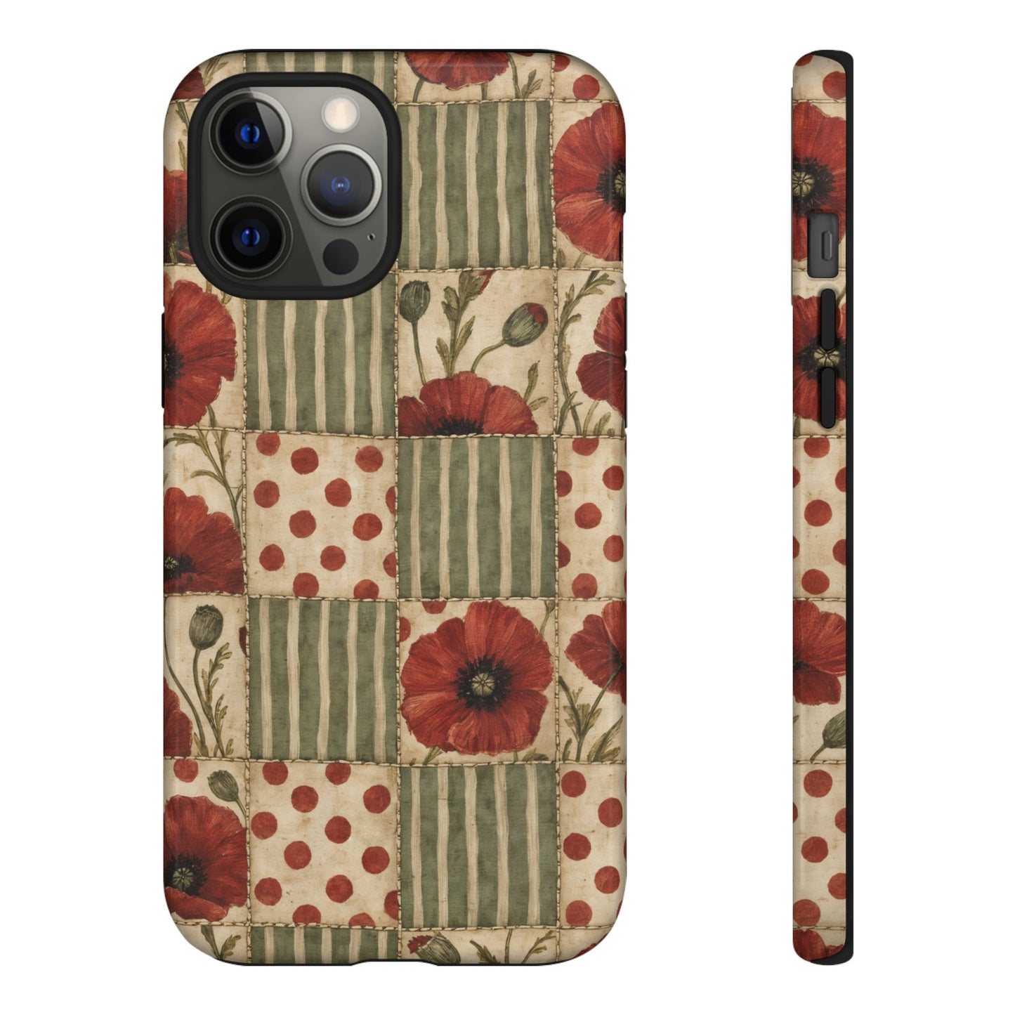 Poppy Patchwork Tough Case