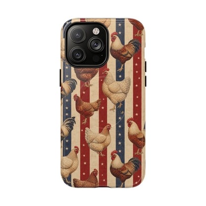 Chickens and Stripes Magnetic Case