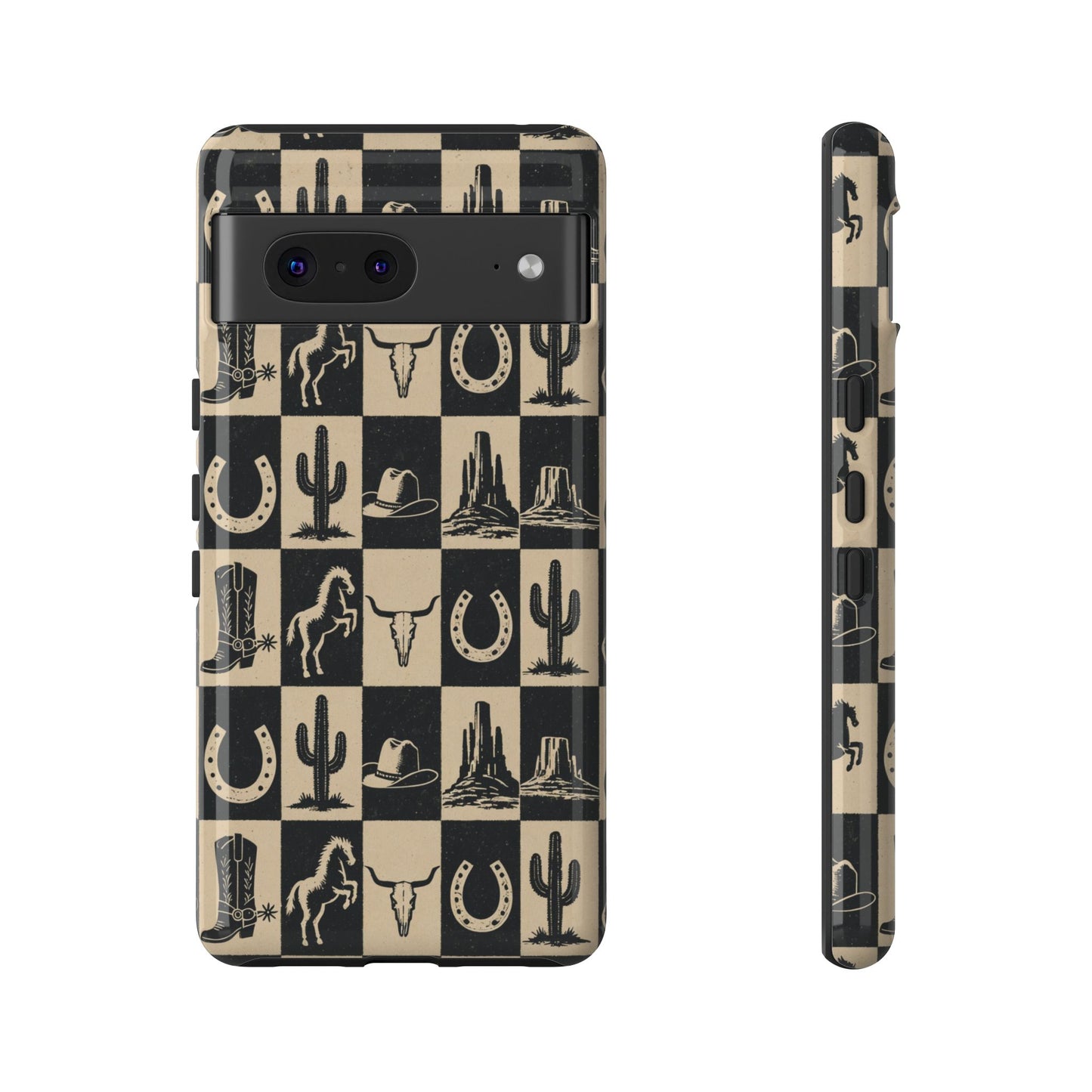 Western Checkerboard Tough Case